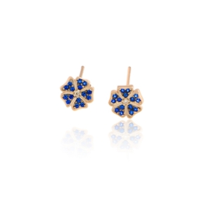 Earrings 14Κ, EAR-R-000650