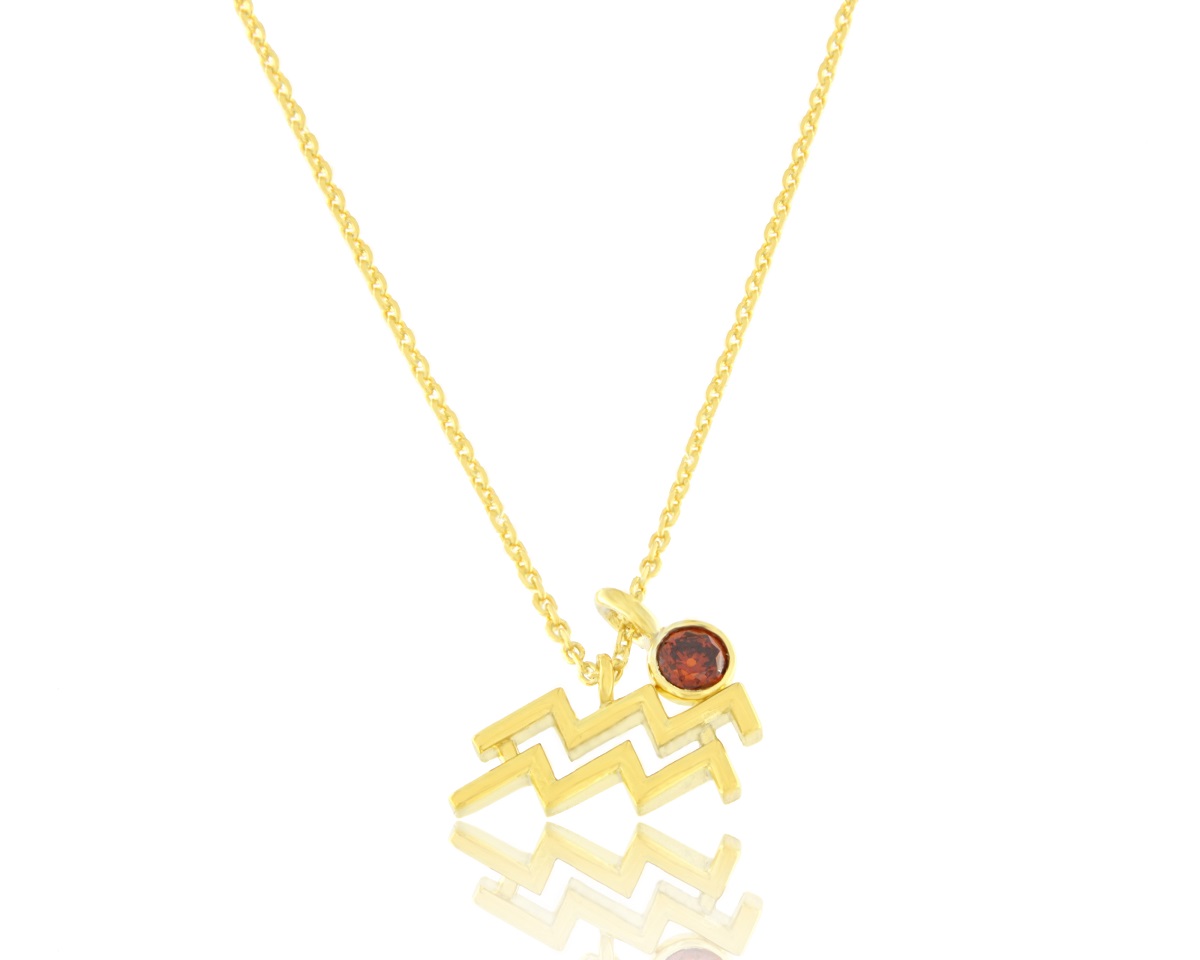 Pendant 14K ZODIAC AQUARIUS
