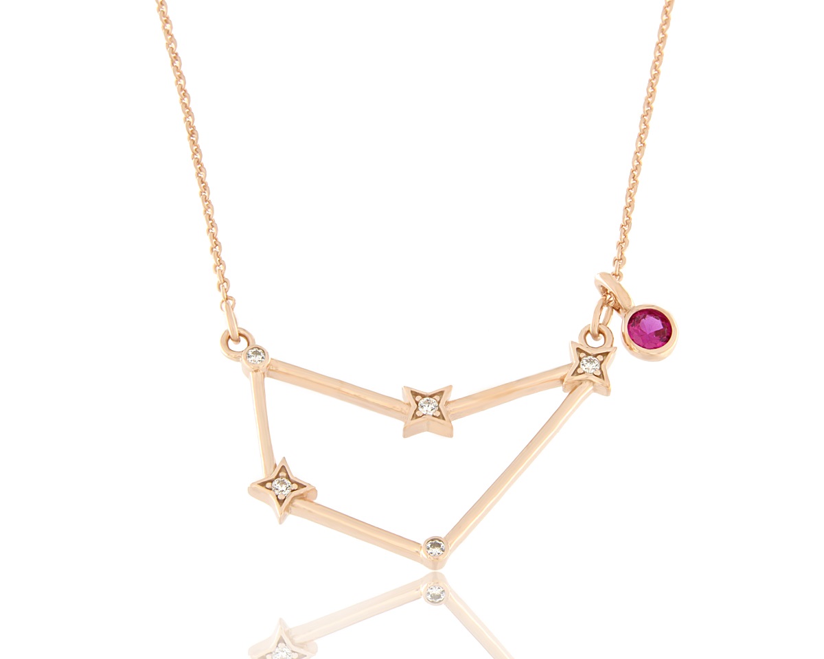 as-r Pendant 14K CONSTELLATION CAPRICORN