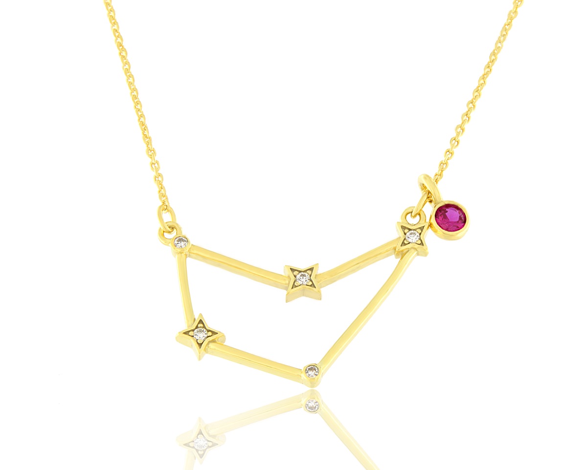 Pendant 14K CONSTELLATION CAPRICORN