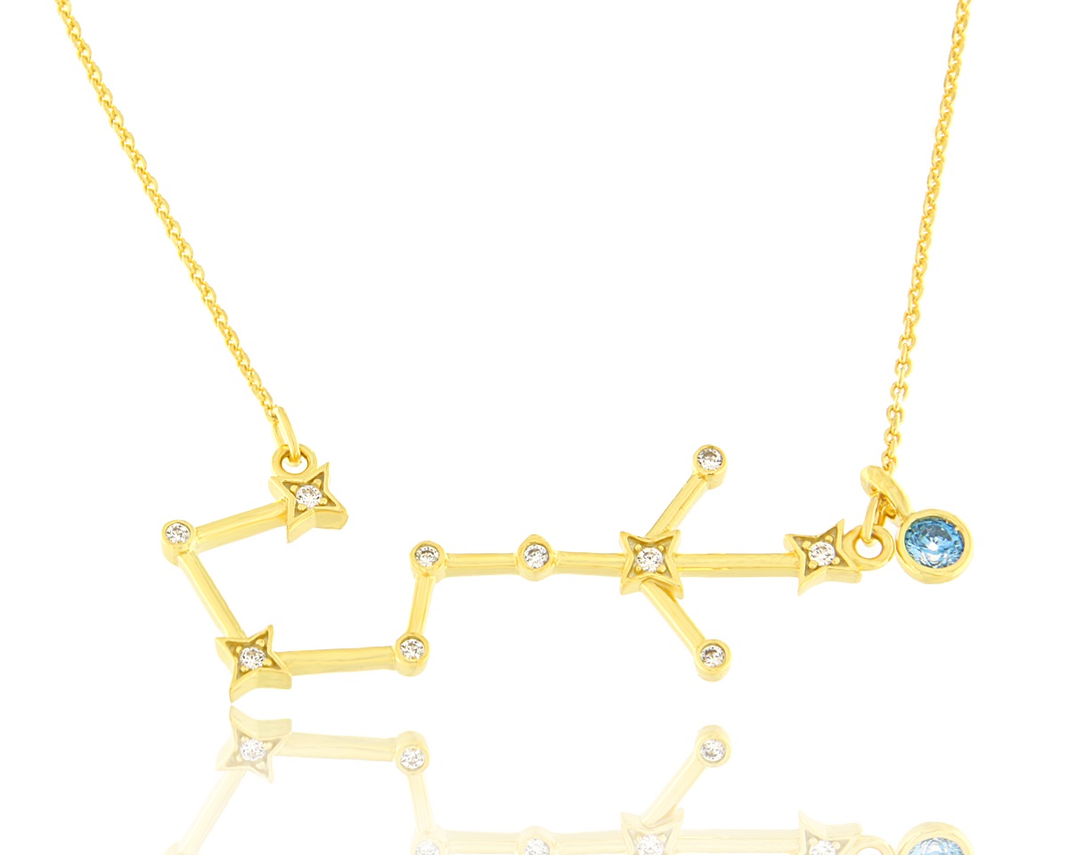 Pendant 14K CONSTELLATION SCORPIO