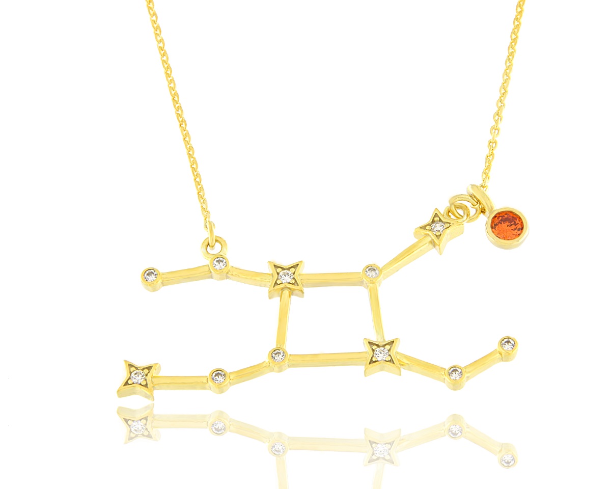 Pendant 14K CONSTELLATION VIRGO