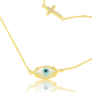 Pendant evil eye 14K PND-S-000241A