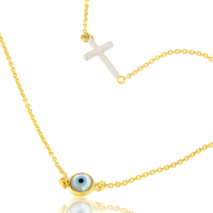 Pendant evil eye 14K PND-S-000249A