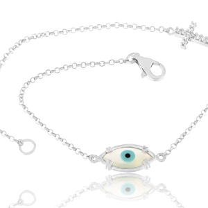 Βραχιόλι μάτι 14K BRC-S-000241A