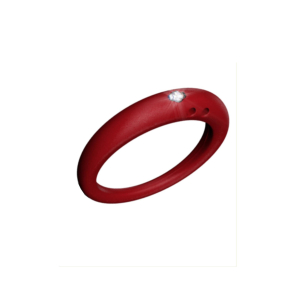 Ring RI DUΕ ΡUΝΤΙ RUΒΥ RΕD