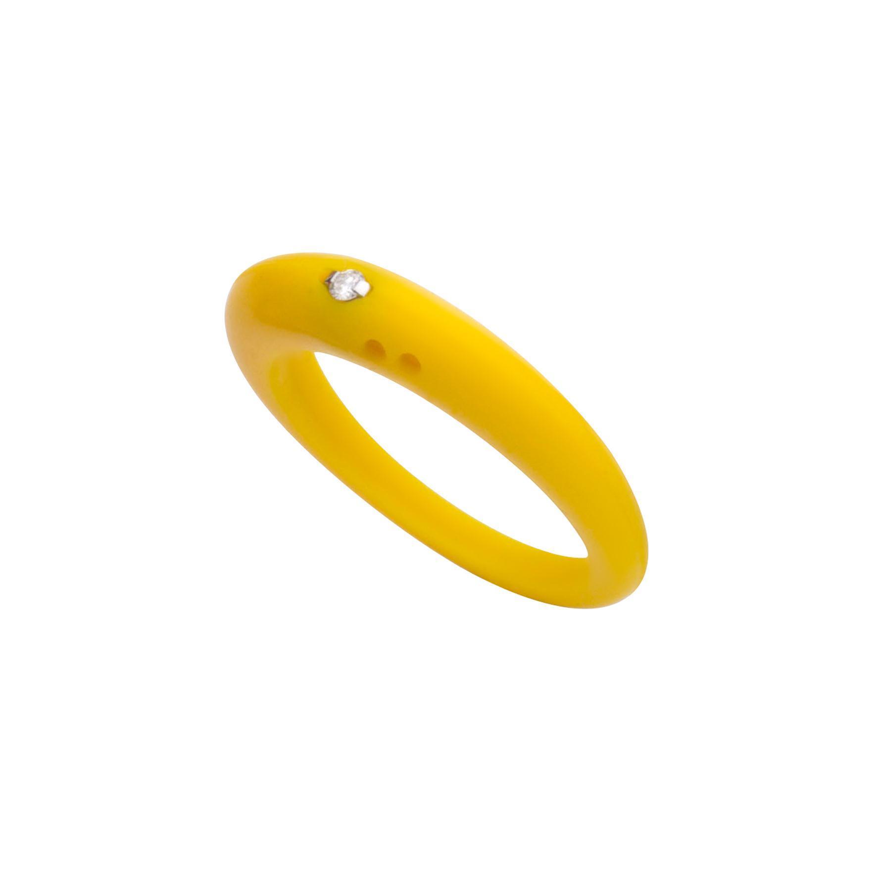 Ring RI DUΕ ΡUΝΤΙ ΥΕLLΟW