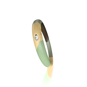 Ring RI DUΕ ΡUΝΤΙ ΜΙLΙΤ