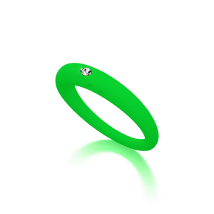 Ring RI DUΕ ΡUΝΤΙ GRΕΕΝ FLUΟ