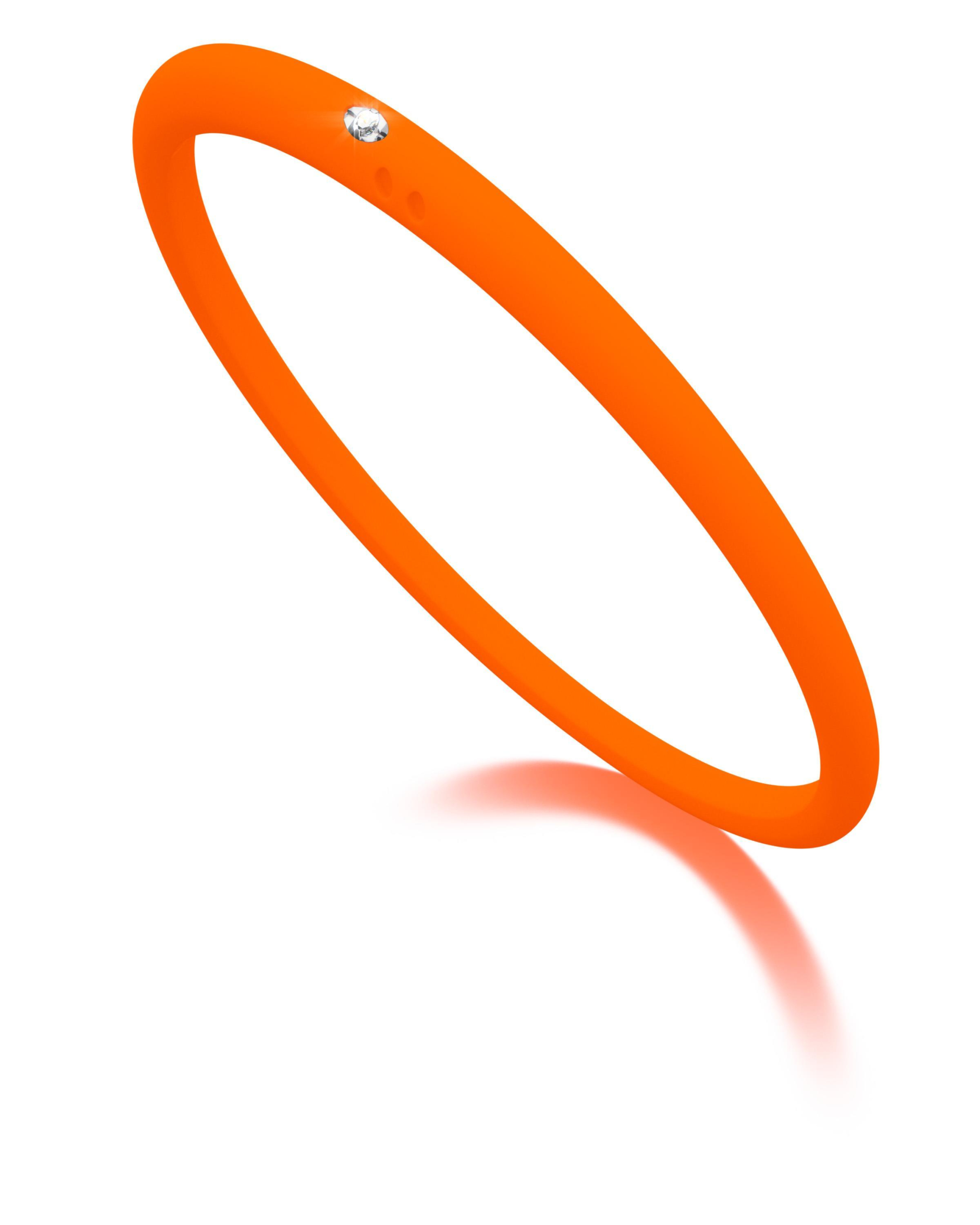Bracelet BRC DUΕ ΡUΝΤΙ ΟRΑΝGΕ FLUΟ