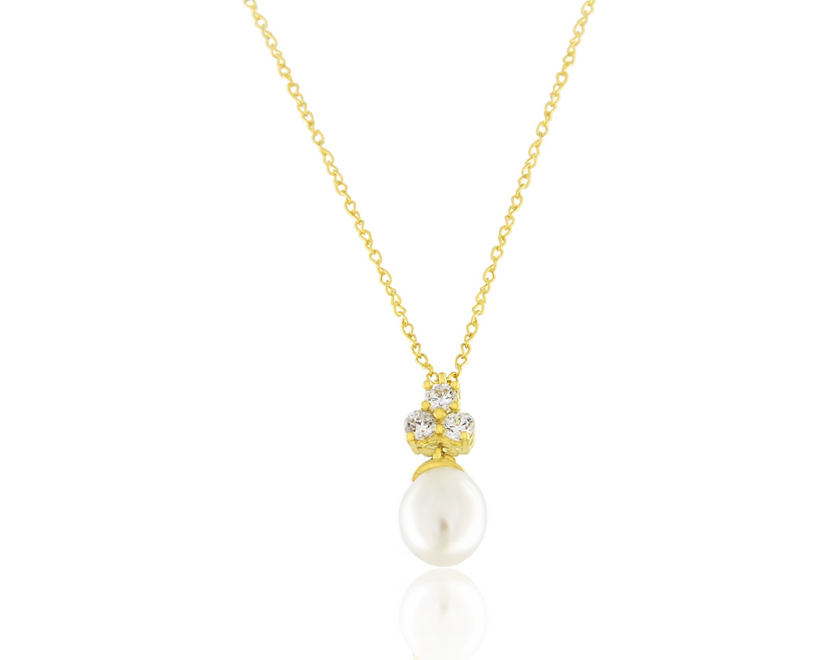 Μενταγιόν 14K PND-PEARL363